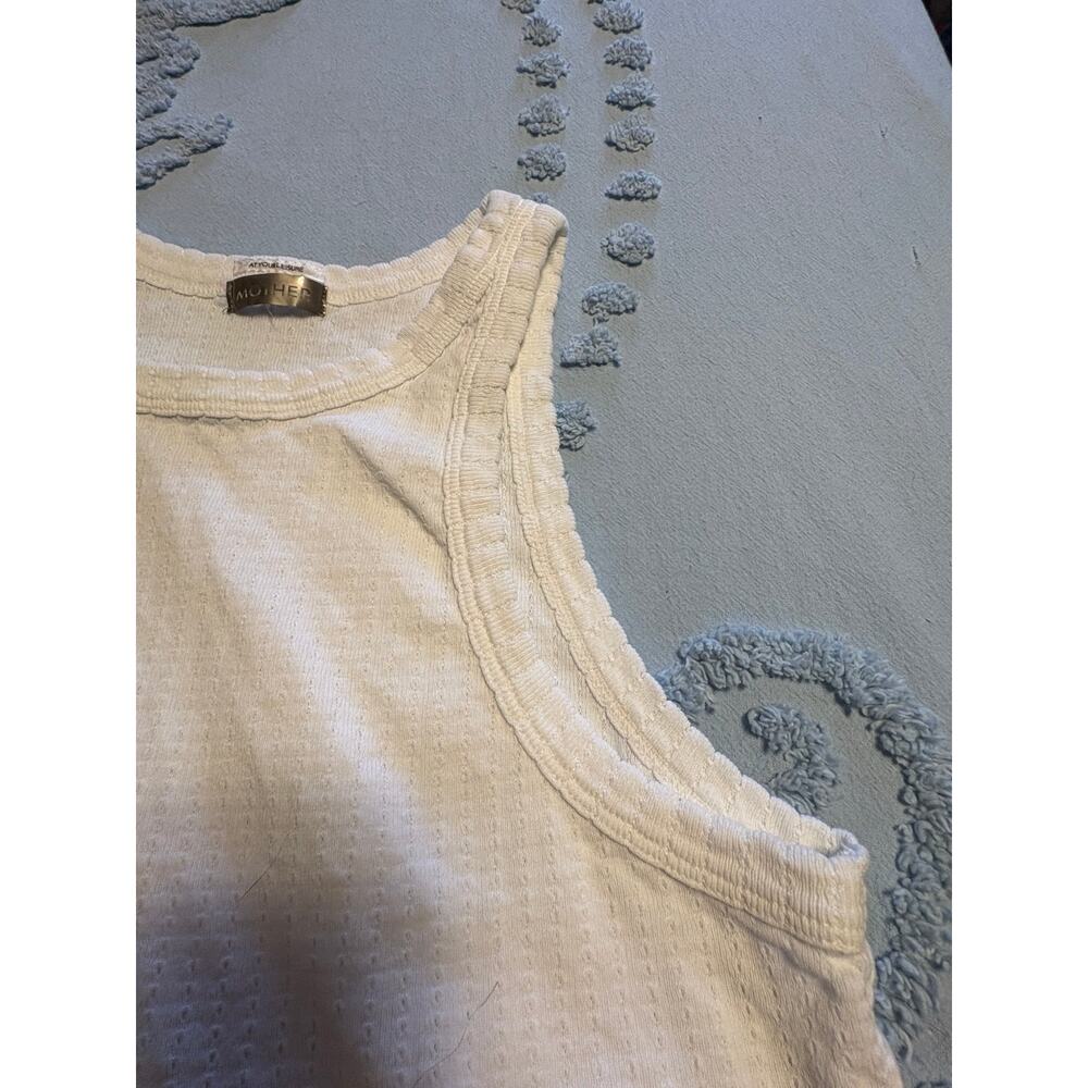 White Tank Top by MOTHER Sz L - Picture 3 of 5